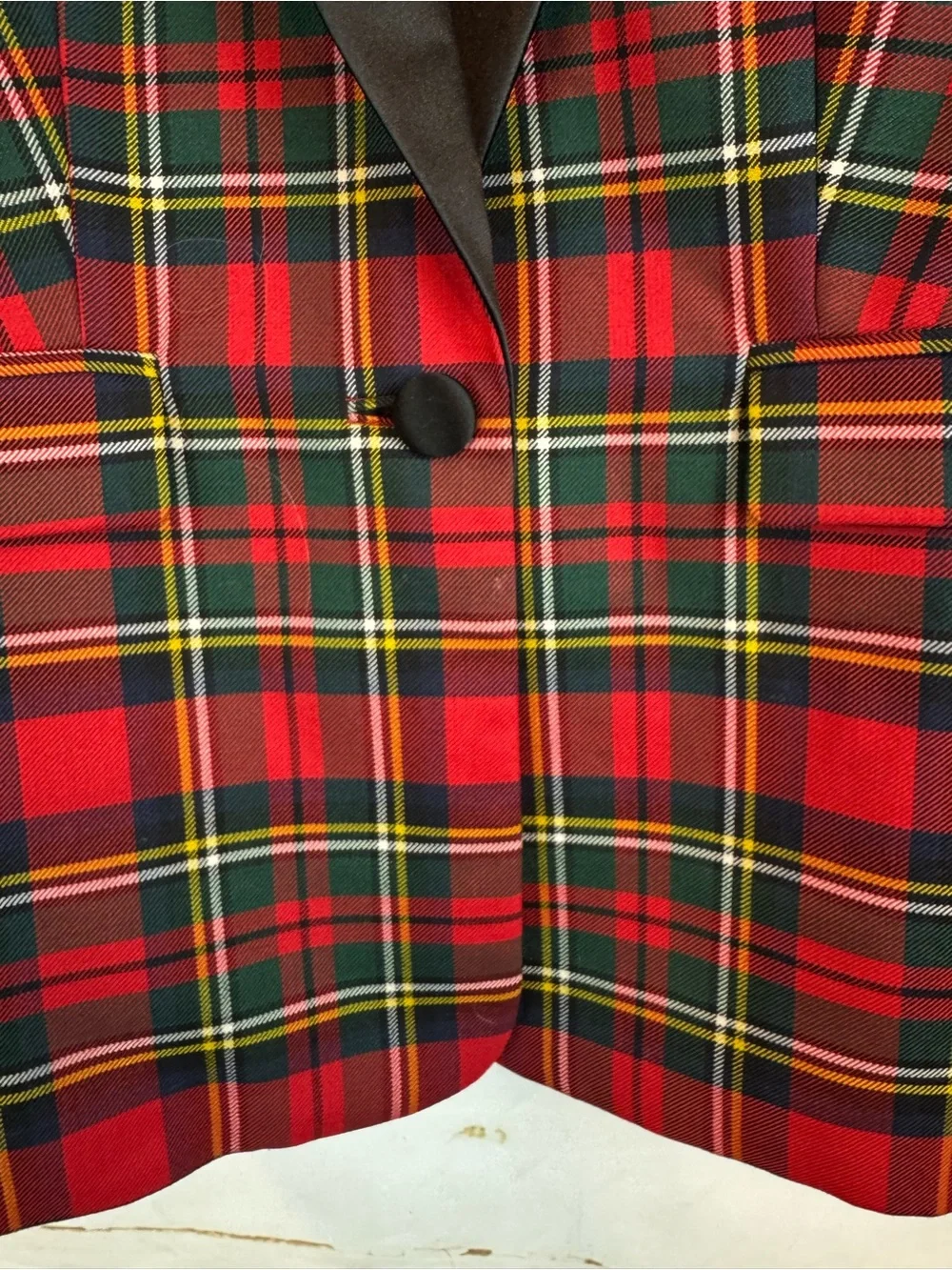 J. Crew | Tartan Plaid Tuxedo Jacket, 4P